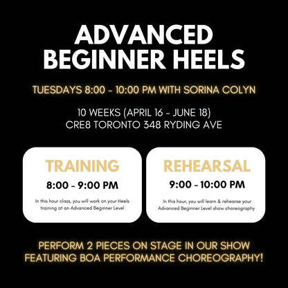 Showgirls - Dance Training & Performance Program Registration